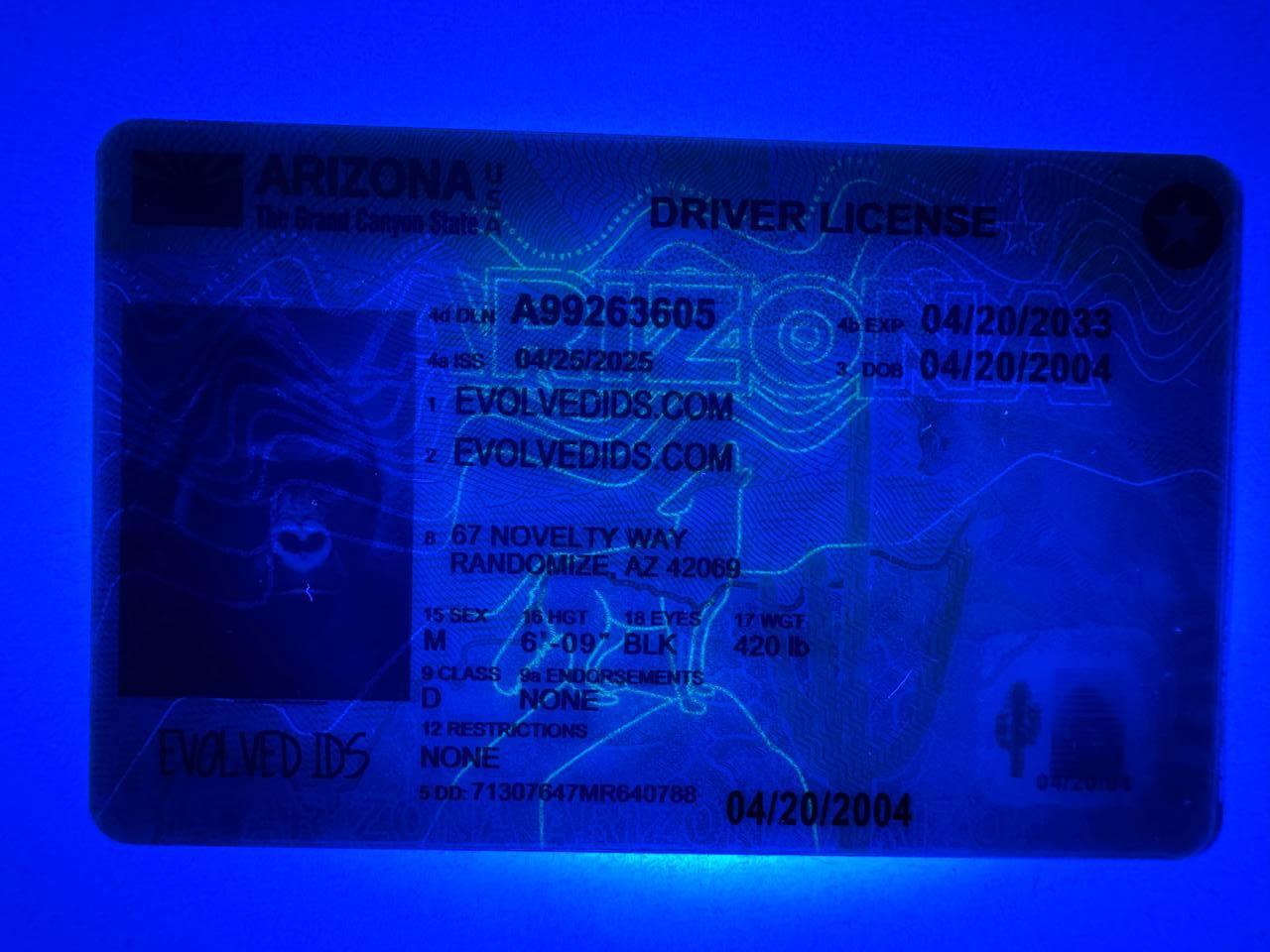 AZ Fake ID UV