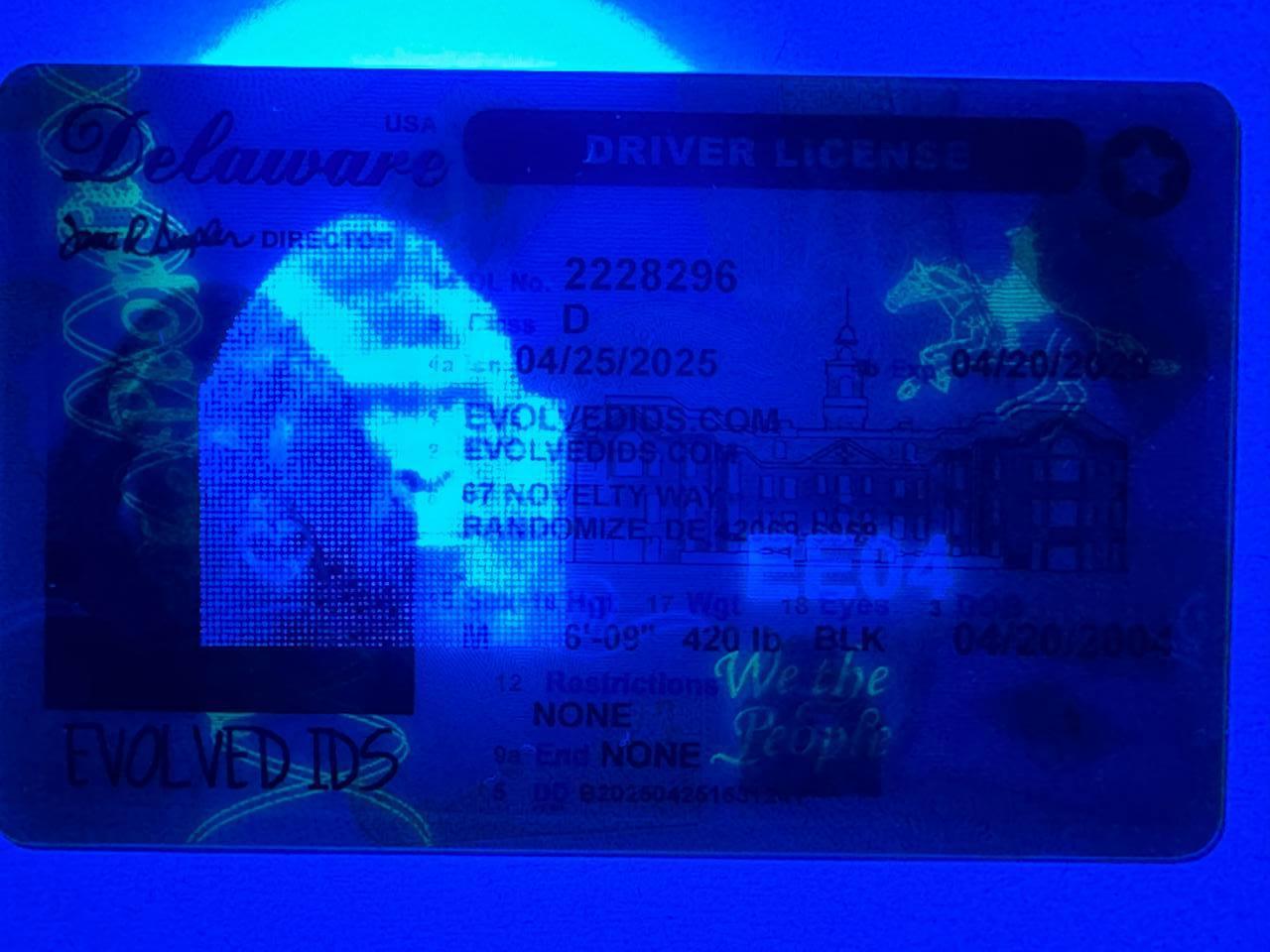 DE Fake ID UV