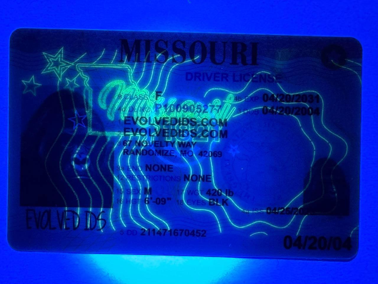 MO Fake ID UV