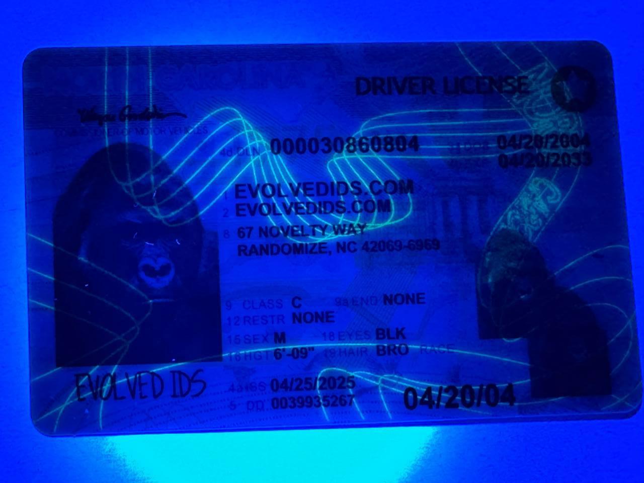 NC Fake ID UV