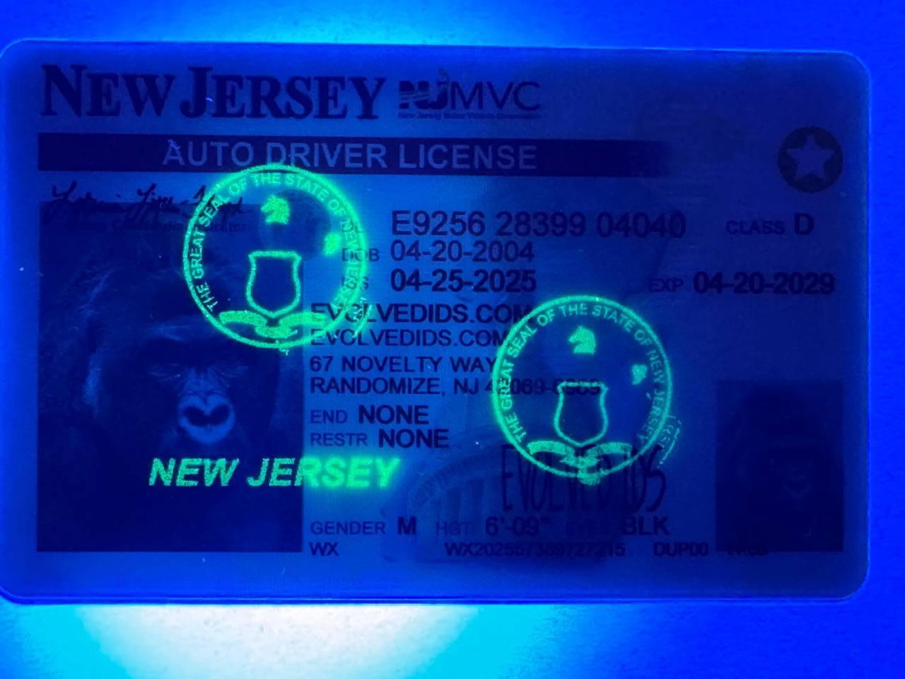 NJ Fake ID UV