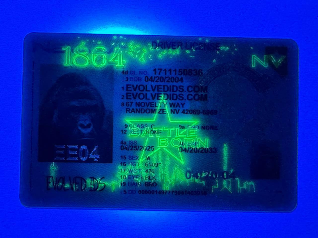 NV Fake ID UV