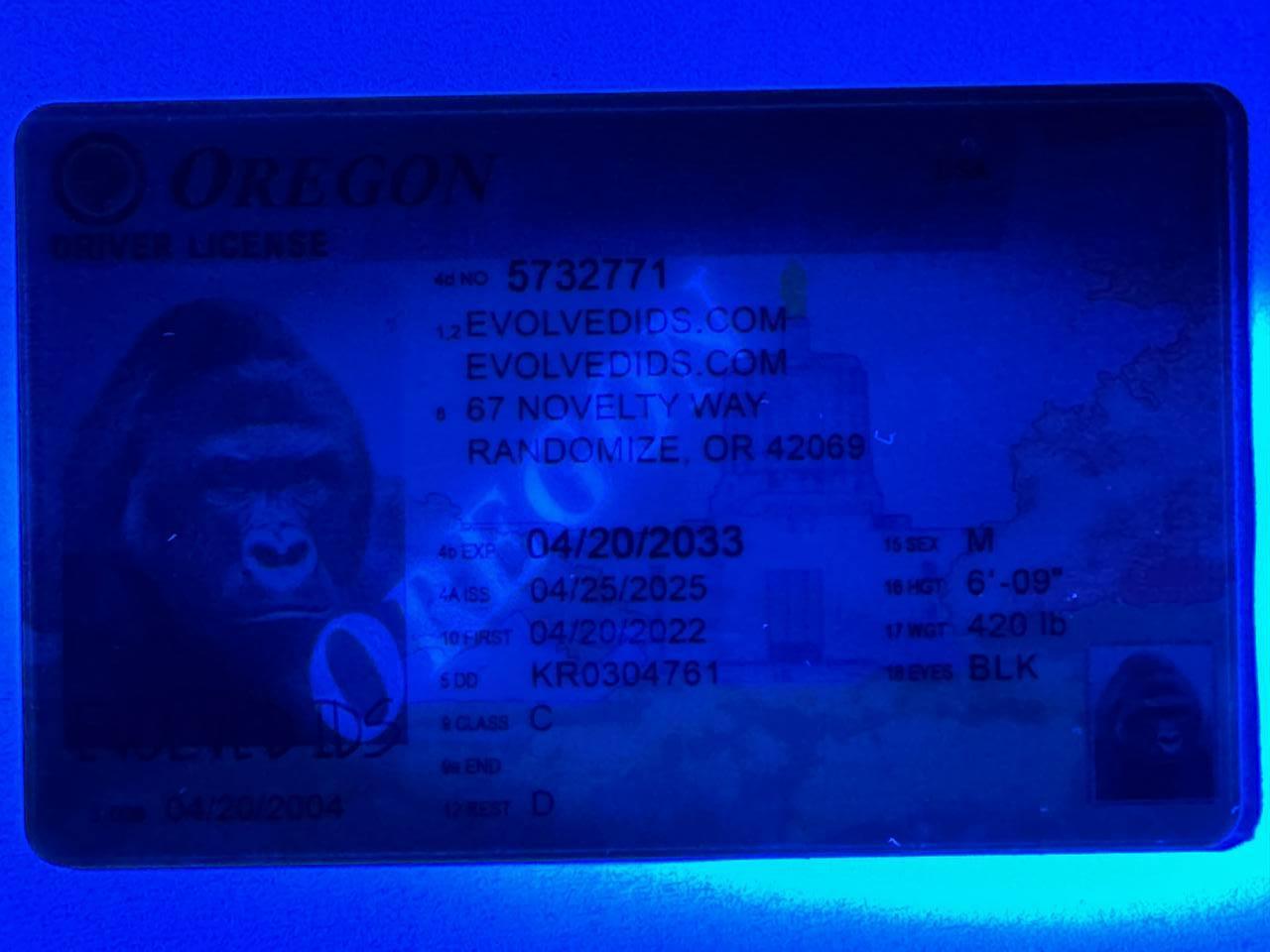 OR Fake ID UV