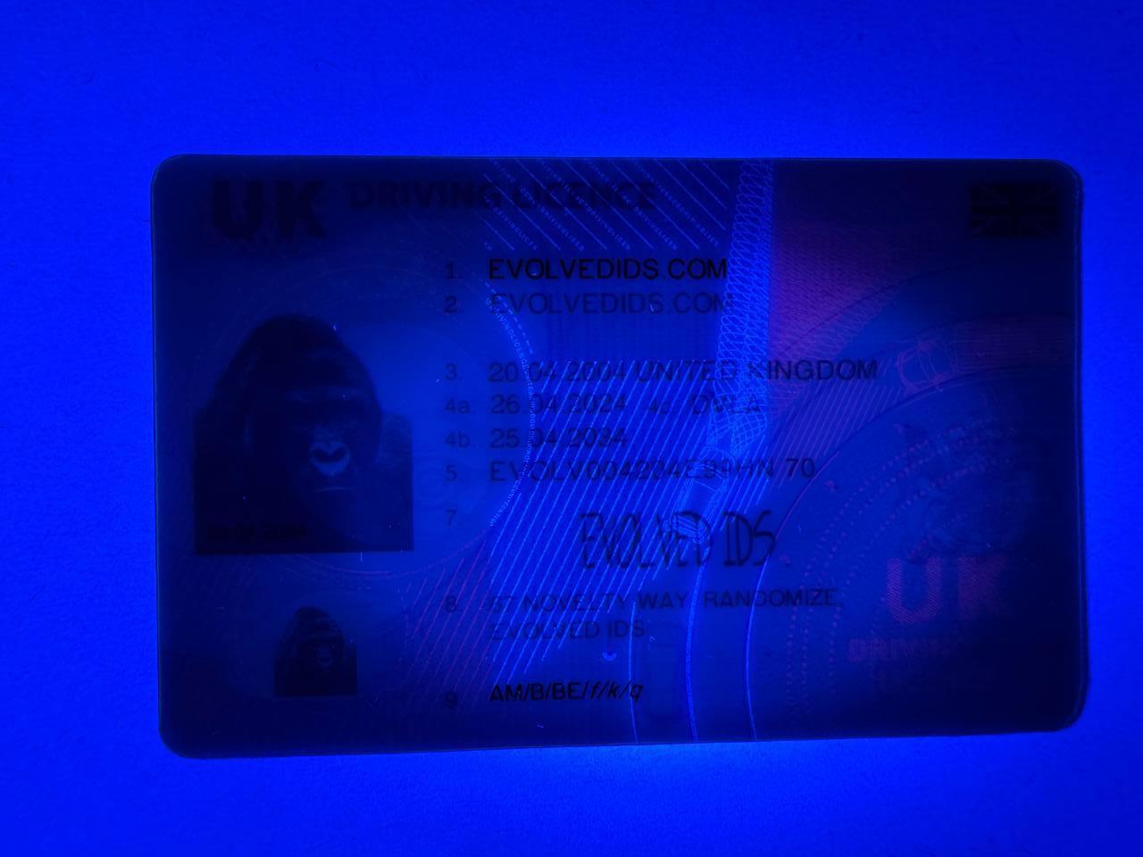 UK Fake ID UV