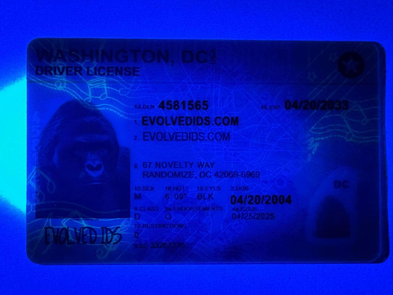 WA Fake ID UV