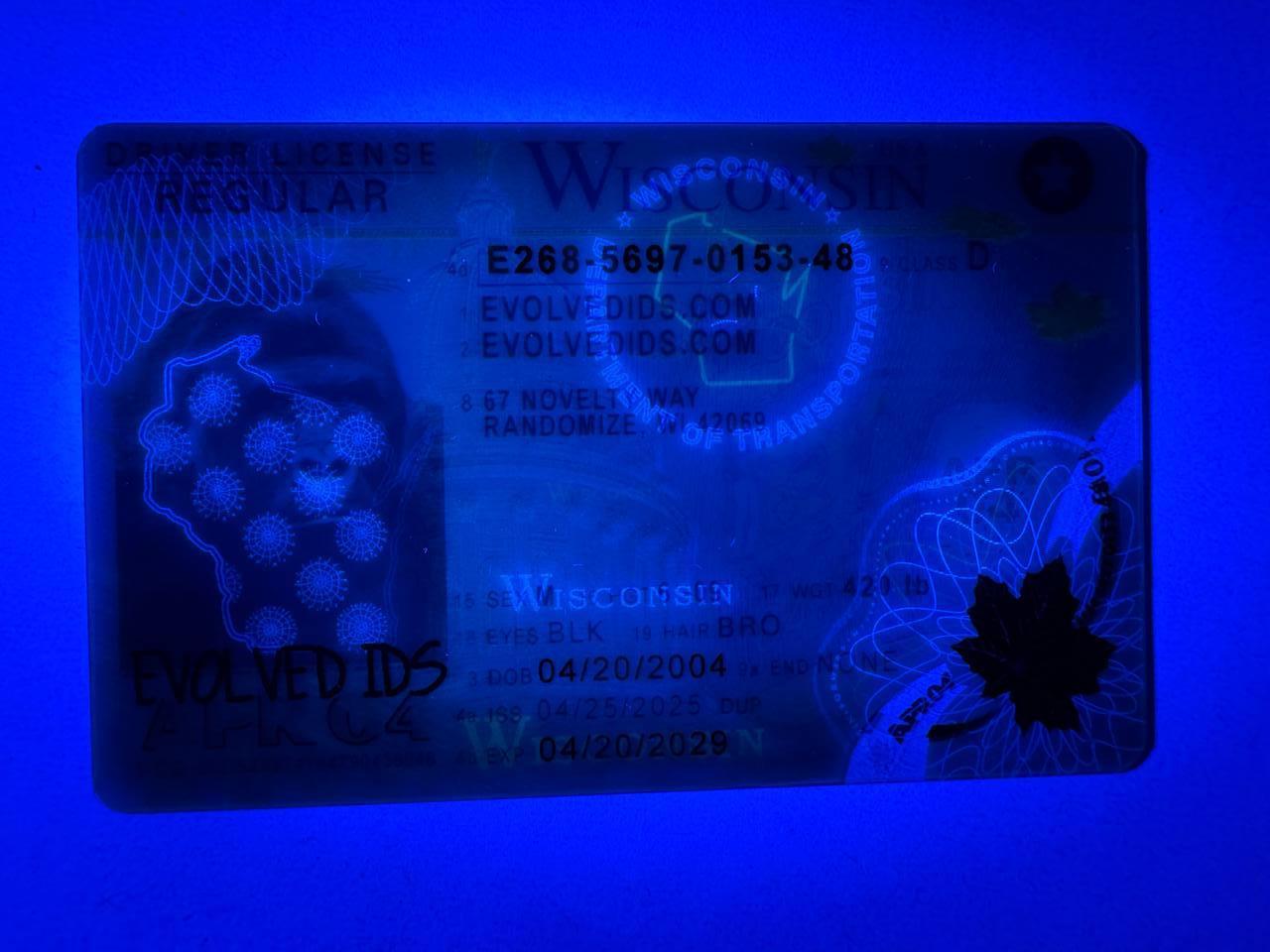 WI Fake ID UV